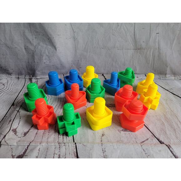 15set Nuts Bolts Fine Motor Building blocks Assembling children Educational Toy - Picture 1 of 6
